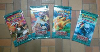 Pokemon Ex Power Keepers Booster Packs - Unsealed - All 4 Artworks,  Minty Fresh