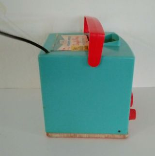1964 Fisher Price 196 DOUBLE SCREEN Peek a Boo TV Music Box Toy Hey Diddle 2