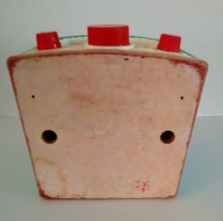 1964 Fisher Price 196 DOUBLE SCREEN Peek a Boo TV Music Box Toy Hey Diddle 5