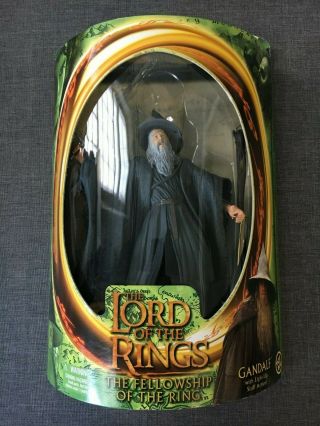 Toy Biz The Lord Of The Rings The Fellowship Of The Ring Gandalf W/ Light Staff