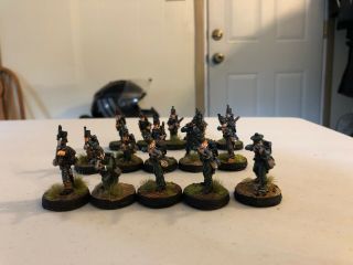 28mm Napoleonic British 95th Infantry,  Professionally Painted Miniatures