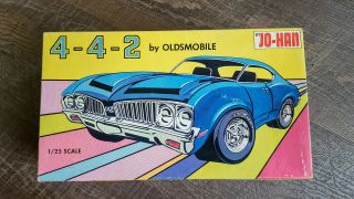 1/25 Jo - Han 1970 Oldsmobile 442 Funny Car Model Kit C - 1670 Incomplete