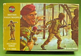 Airfix 51450 1/32 Scale Wwii British Paratroops 28 Figs Vintage Toy Soldiers Set