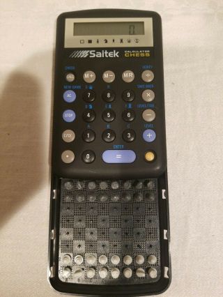Saitek Calculator CHESS COMPUTER Kasperov Handheld Game - 1992 & 2
