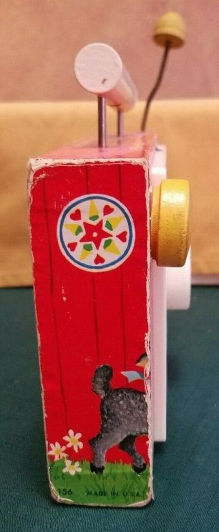 Toddler Child Collector Vintage 1966 Fisher Price Music Box TV - Radio Toy 7