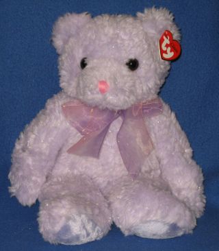 Ty Classic Plush - Lilac The Bear - With Tags