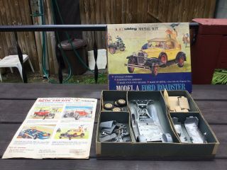 Vintage Hubley Ford Model A Car Building Kit No.  854k - 300 Instructions Complete