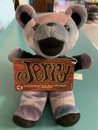 Grateful Dead Bean Bear “jerry” By Liquid Blue Birthday 1998