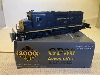 Ho Walthers C&o Chesapeake & Ohio Gp - 30 3030.  Sound & Dcc