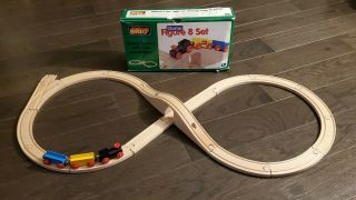 Brio Figure 8 Starter Set 21 Piece 33025 Complete With Trains And Box
