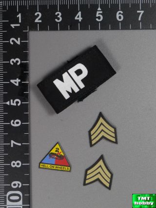 1:6 Scale Did Wwii Us Military Police A80116 - Mp Brassard & Patches