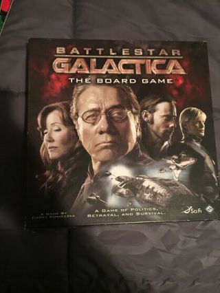 Battlestar Galactica Board Game.  Out Of Print.  Fantasy Flight Games