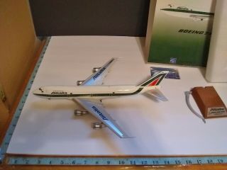 1/200 Die Cast Aircrafts Model Boeing 747 - 200 Alitalia Airlines Inflight I - Deml