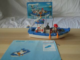 Playmobil 5131 Ariane Fishing Boat Complete &