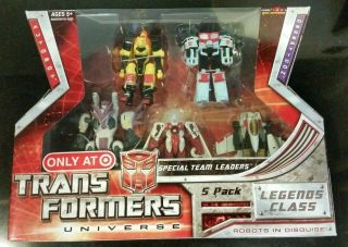 Transformers Universe Legends Special Team Leaders Target Excl.