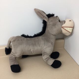 24 " Jumbo Plush Donkey From Shrek 2 Hasbro Dreamworks Stuffed Animal Toy Doll