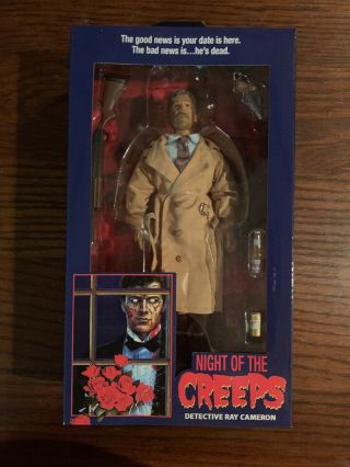 Night Of The Creeps Neca Figure Oop Tom Atkins Scream Factory