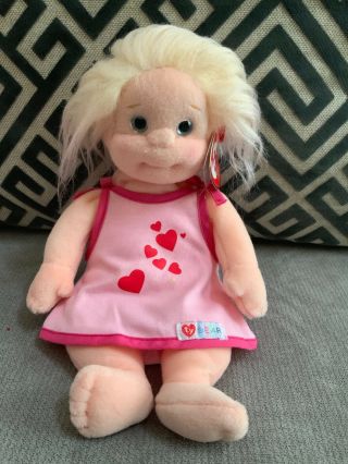 Ty Beanie Kids - Sweetie Doll Soft Girl Doll Retired W Tags Nwt