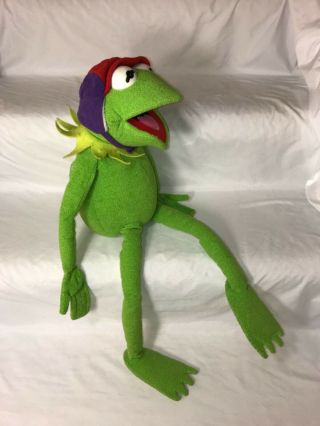 Macy ' s Kermit The Frog Plush Frog - tographer Stuffed Animal 25” Toy 2002 3