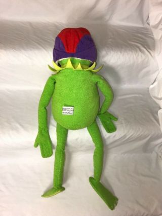 Macy ' s Kermit The Frog Plush Frog - tographer Stuffed Animal 25” Toy 2002 7
