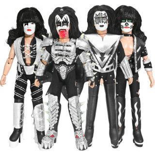 Kiss 8 Inch Action Figures Monster Series: Complete Set Of All 4 (loose)