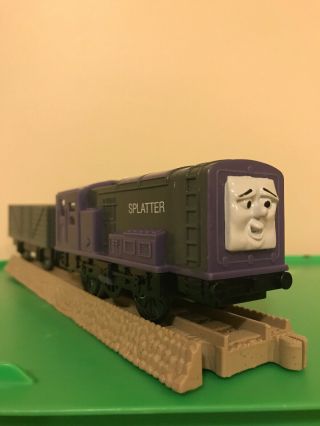 Thomas Train Trackmaster Motorized Splatter And Truck