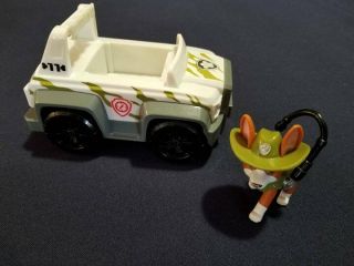 Spin Master Paw Patrol Jungle Rescue Tracker Cruiser Vehicle And Pup Figure Set