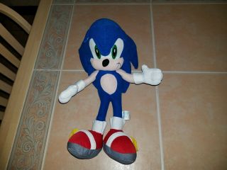 Sega Sonic The Hedgehog Large 16 " Plush Stuffed Animal Toy Network 1999 - 2000