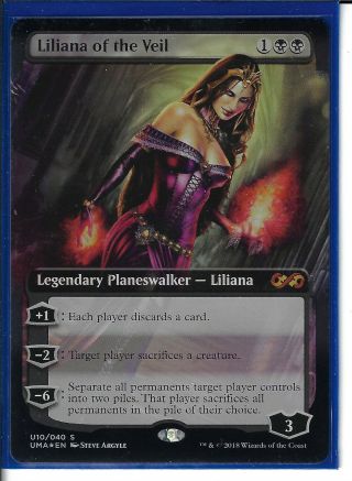 Liliana Of The Veil Nm Never Played (box Topper Ultimate Masters) Jund