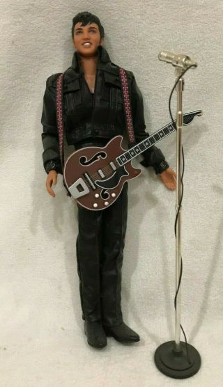 Mattel 30th Anniversary Elvis Presley 12 Inch Action Figure Doll Guitar & Mic
