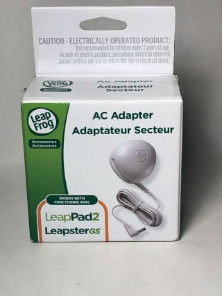 Euc Leapfrog 9v Ac Adapter With Leappad2 And Leapstergs