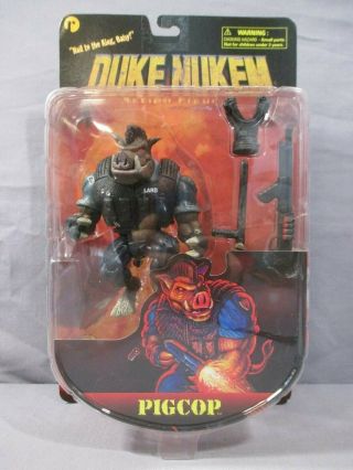 Duke Nukem Pigcop Action Figure 3d Realms 1997