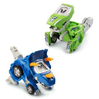 Switch & Go Dinos 2 - Pack Blue Triceratops Green T - Rex Vtech 80204720