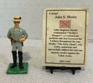 Ron Wall Miniatures Civil War Confederate - John S.  Mosby - Lead Toy Soldier