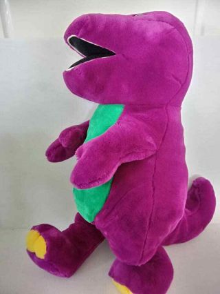 Large 24.  5 " Barney The Dinosaur Soft Plush Toy Jumbo