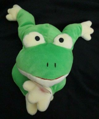 Ty Pillow Pals Ribbit The Frog Plush Stuffed Toy 1996
