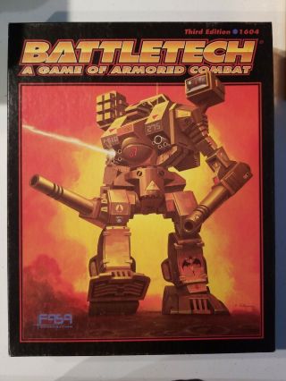 Fasa Battletech Battletech (3rd Edition) Box Vg/ex Complete