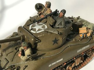 WW2 US Sherman Bulldozer,  1/35,  built & finished for display,  fine. 8