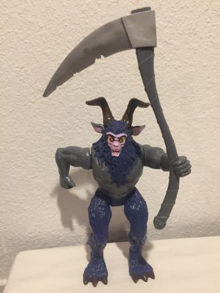 Thundercats Mongor 1987 Ljn Figure Complete With Sythe