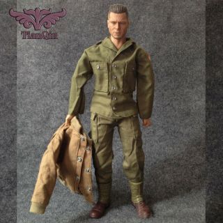 1/6 Soldiers Accessories Fashion Veyron Brad Pitt Tank Armor Set For 12” Body