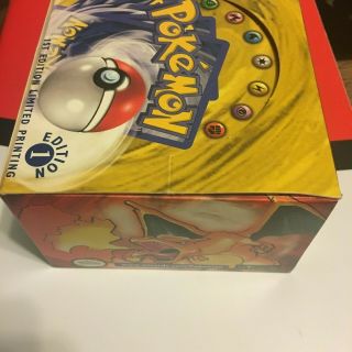 Pokemon Base set first edition empty booster box 2