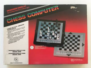 Electronic Computer Chess Fidelity Designer Display 2100 Franco Rocco Model 6106