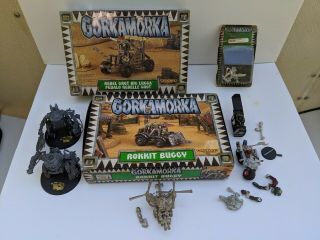 Warhammer 40k Gorkamorka Ork Rokkit Buggy Rebel Grot Lugga Deff Kopta