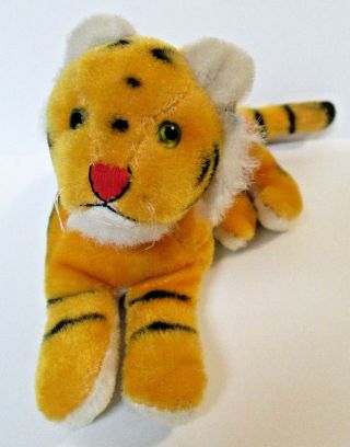 Vintage R Dakin Dream Pets Mohair Tiger Japan Label Animal Cat Stuffed Animal