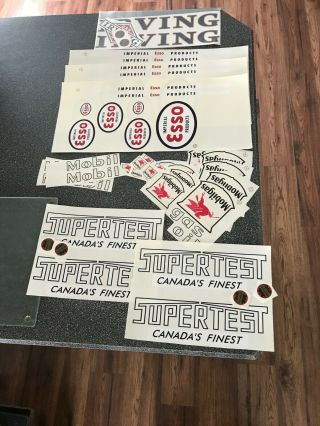 50 ' S - 60 ' S TOY MINNITOYS DECALS HUGE SELECTION FOR TANKERS.  OTHER DECALS AS WELL 2