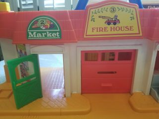 VINTAGE FISHER - PRICE Little People MAIN STREET Play Set Accessories Traffic Sign 6