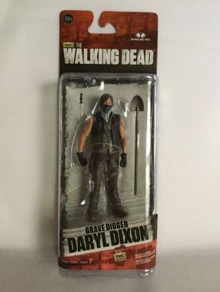 , Mcfarlane Toys,  The Walking Dead Series 7,  Grave Digger Daryl,  Card