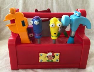 Disney Handy Manny Dancing Singing Talking Tool Box Complete With 7 Tools 2007