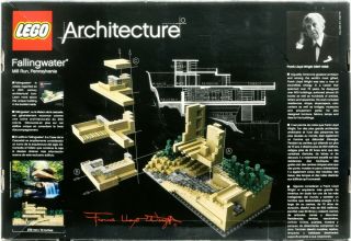 LEGO Architecture Fallingwater (21005) Complete With Instruction Book and Box 3