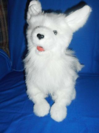 2004 Hasbro Fur Real Friends Scamp My Playful Pup Animated Stuffed Animal Dog